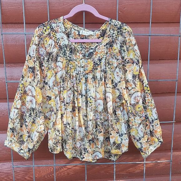 We The Free Tops - We The Free Multicolor Abstract Top blouse cool meadow print M